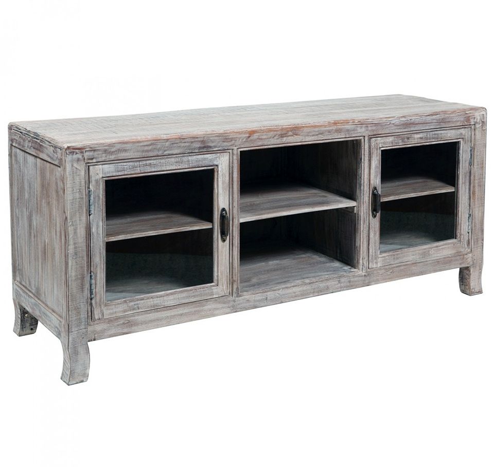 35 Supurb Reclaimed Wood Tv Stands & Media Consoles With Rustic White Tv Stands (Gallery 3 of 15)