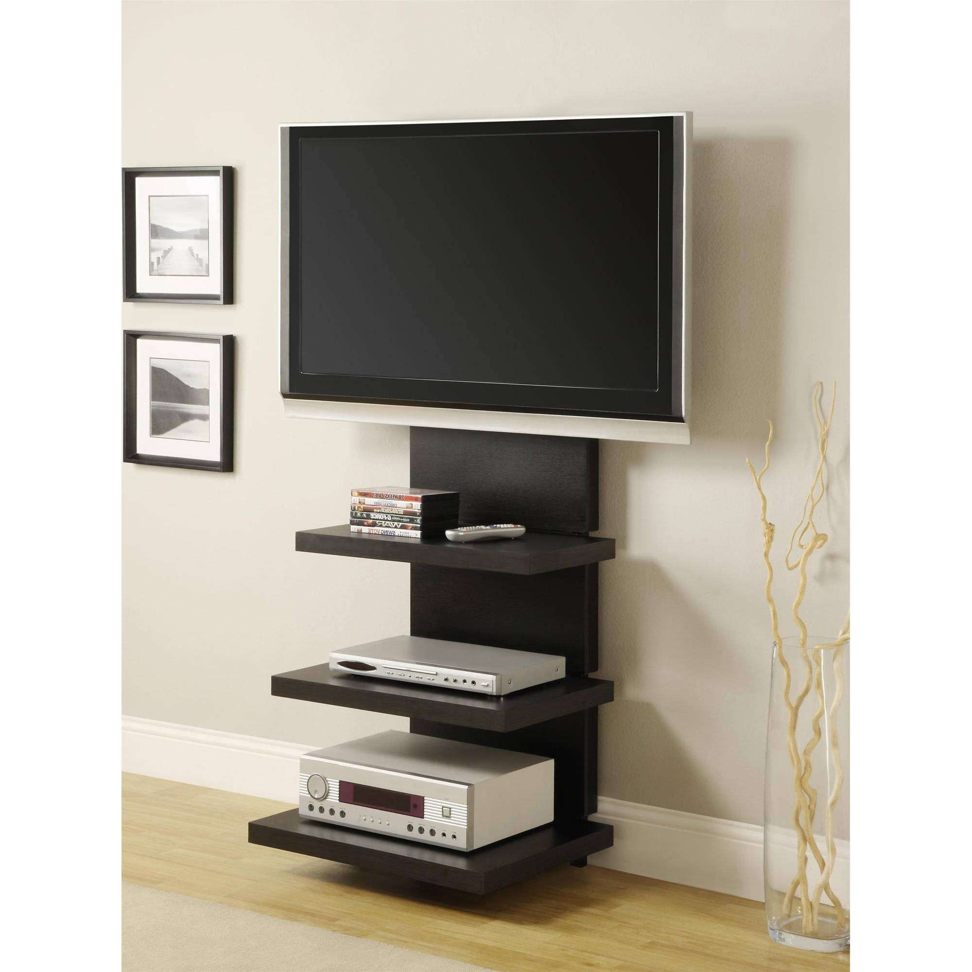Featured Photo of 15 Photos Wall Mounted Tv Stands with Shelves