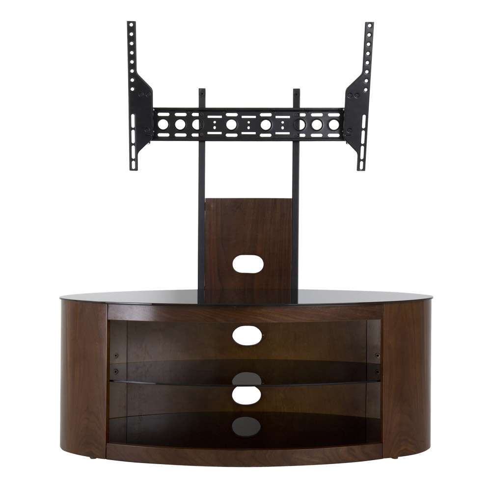 Avf Buckingham 1000 Tv Stand For Tvs Up To 65", Walnut | Costco Uk – Throughout Walnut Corner Tv Stands (View 14 of 15)