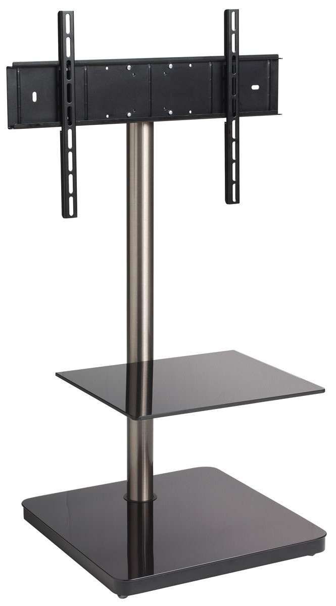 B Tech Btf800 Black Cantilever Tv Stand Inside Cantilever Tv Stands (Gallery 1 of 15)