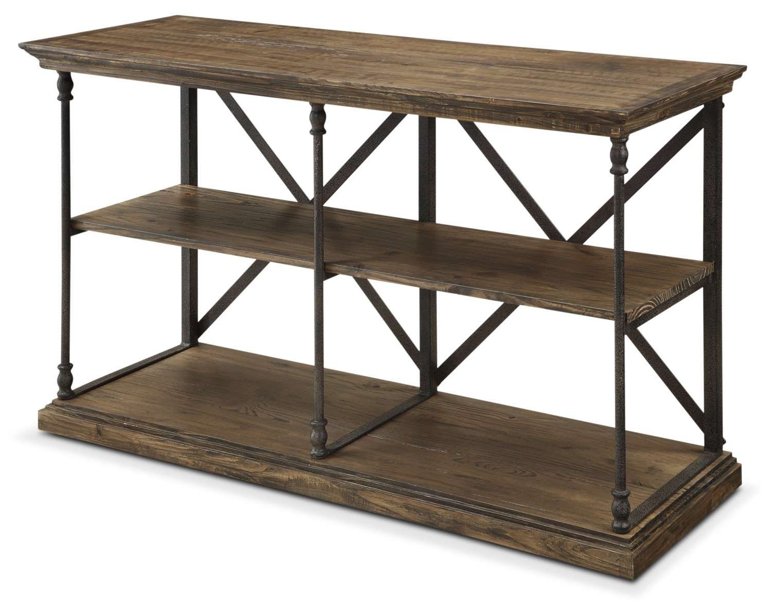Bedford Tv Stand – Pine | Value City Furniture And Mattresses With Regard To Bedford Tv Stands (View 1 of 15)