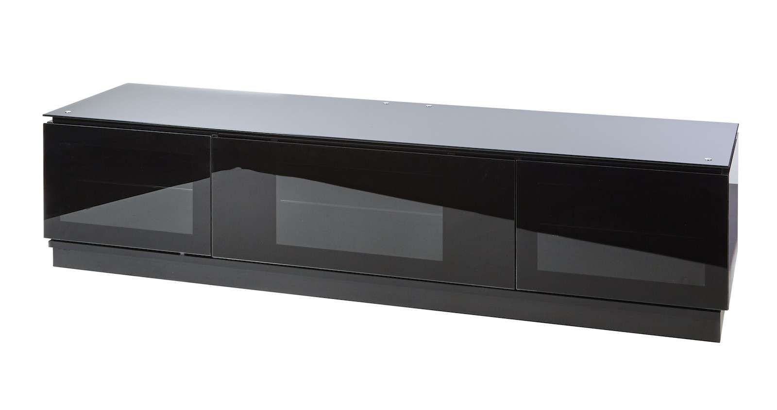 Black Gloss Tv Unit Up To 80 Inch Flat Screen Tv | Mmt D1800 Throughout Shiny Black Tv Stands (Gallery 1 of 15)