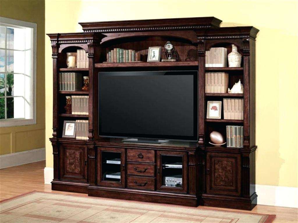 Captivating Wall Unit Storage Living Room Units Estate Tv Stand With Dark Tv Stands (Gallery 1 of 15)