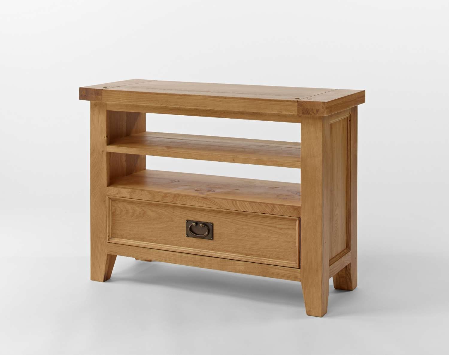 Chiltern Oak Small Tv Unit | Oak Furniture Solutions With Regard To Small Tv Cabinets (View 17 of 20)