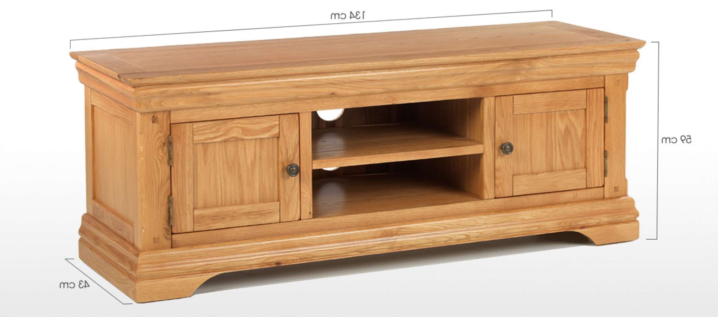 Constance Oak Plasma Tv Stand | Quercus Living In Plasma Tv Stands (View 12 of 15)