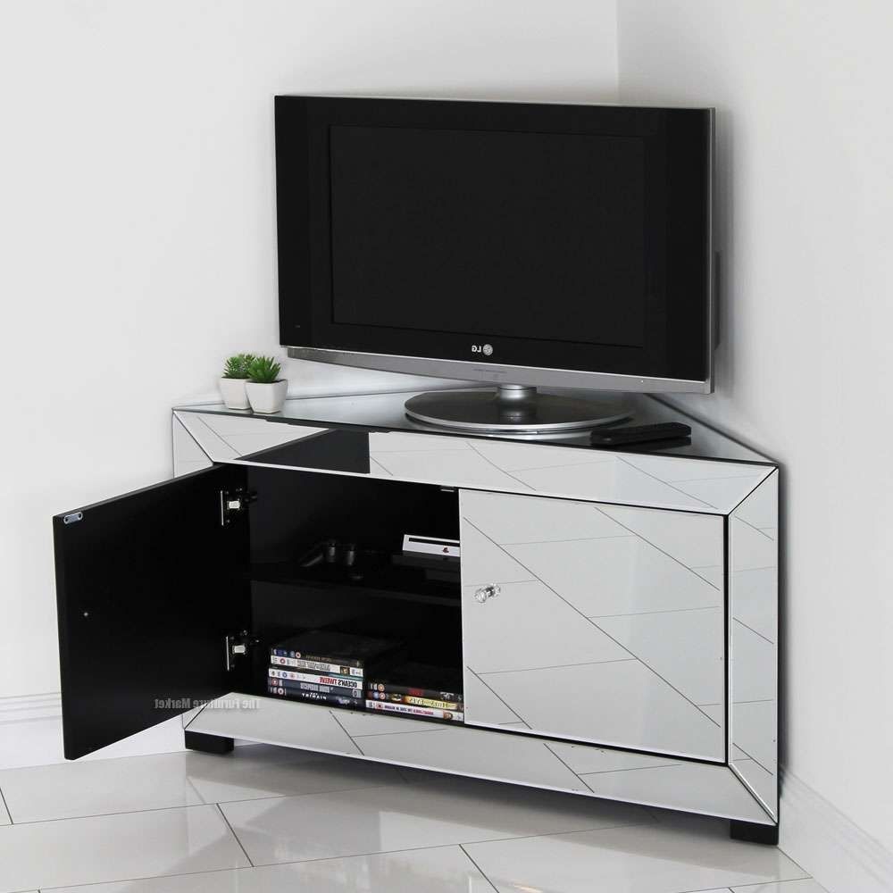 Contemporary Corner Tv Stand Furnitech Media Storage Furniture With Regard To Modern Glass Tv Stands (Gallery 7 of 15)