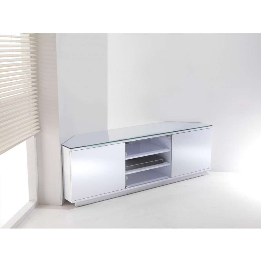 Corner Media Cabinet White – Cabinets Ideas For White Gloss Corner Tv Stands (View 5 of 15)