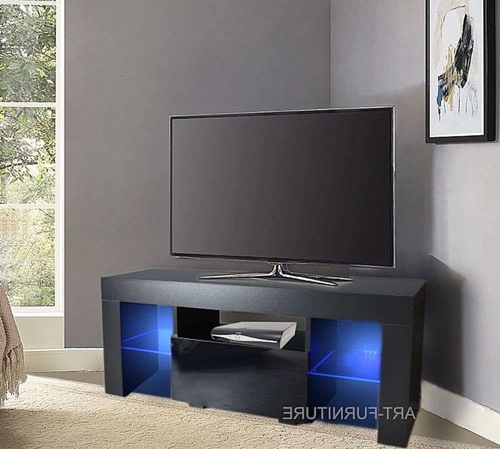 Corner Tv Cabinets | Ebay With Black Gloss Corner Tv Stands (Gallery 4 of 15)