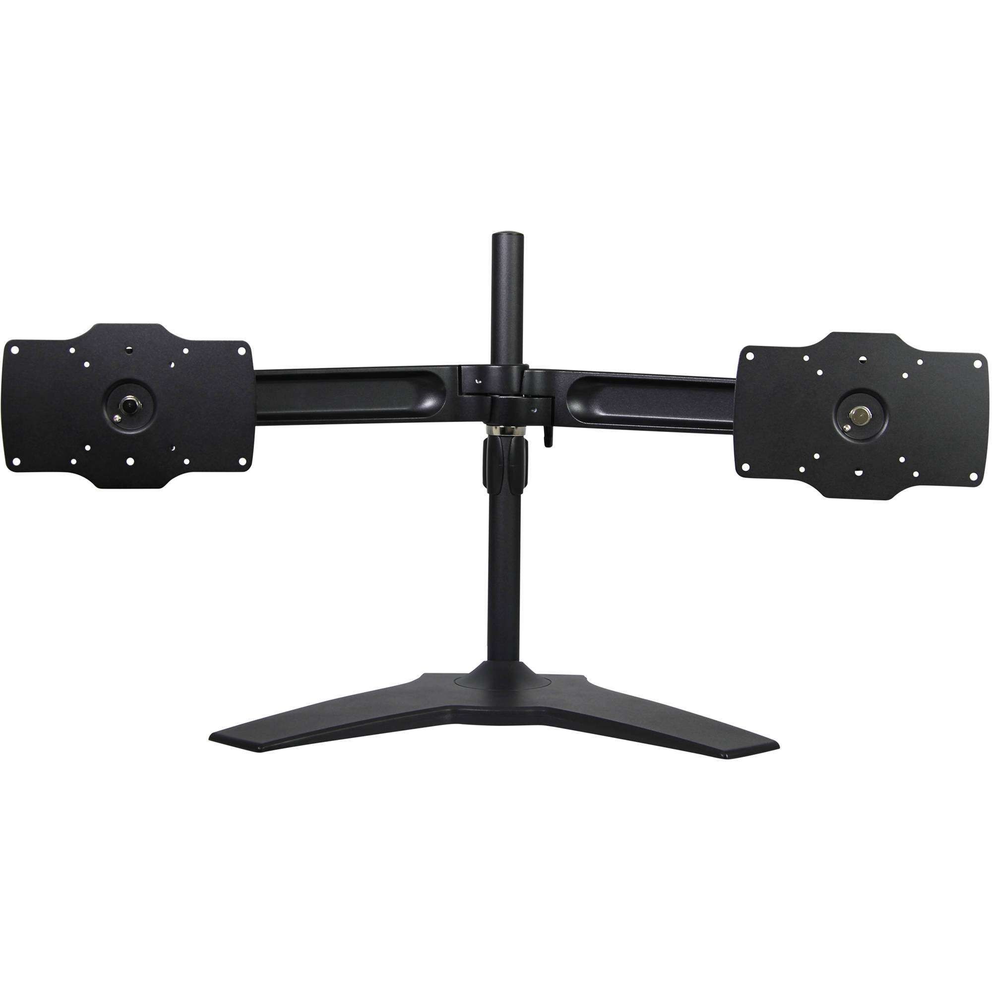 Dyconn Raven De732s S Double Tv / Monitor Desk Mount Stand Raven In Double Tv Stands (View 5 of 15)