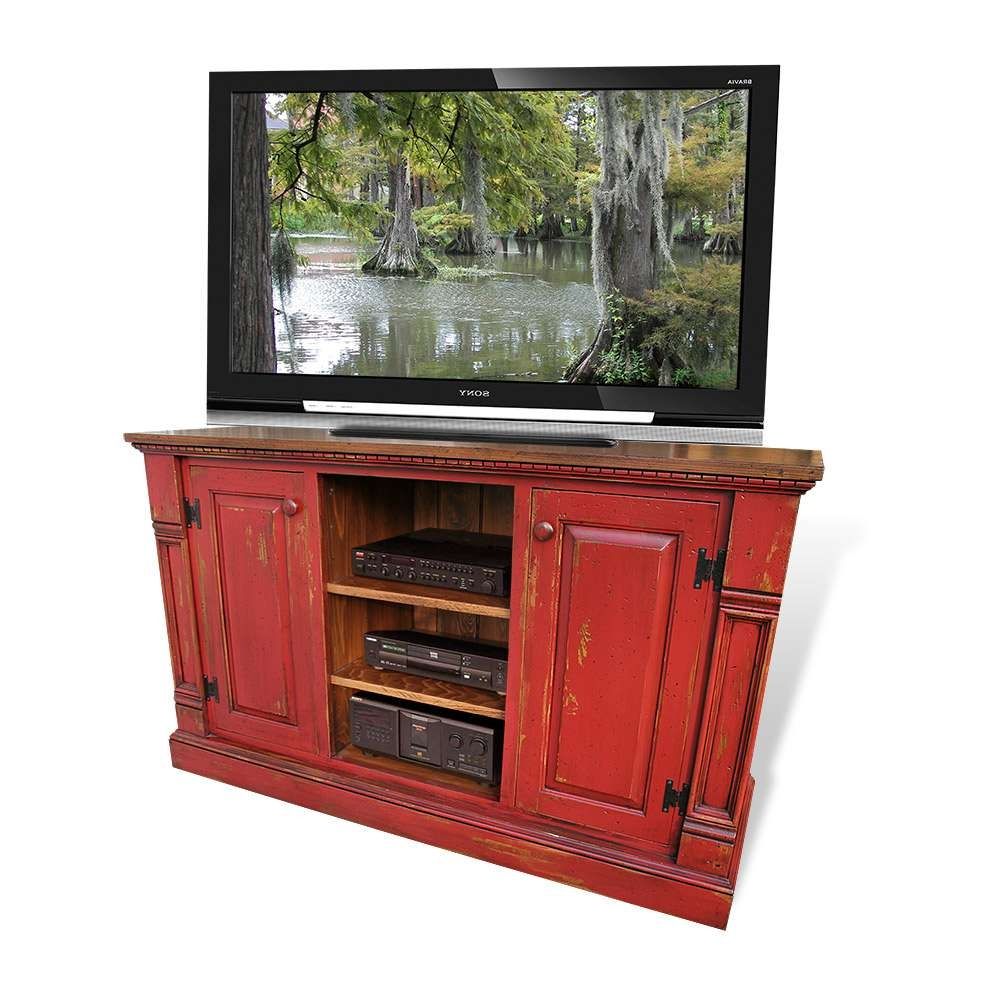 Empire Tv Stand No 4 For Rustic Red Tv Stands (View 1 of 20)