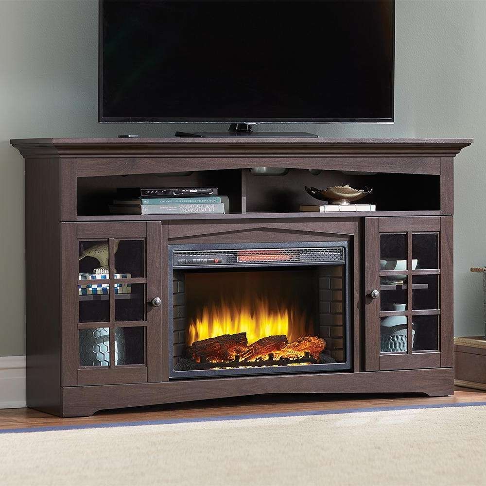 Home Decorators Collection Avondale Grove 59 In. Tv Stand Infrared With Regard To 50 Inch Fireplace Tv Stands (Gallery 10 of 15)
