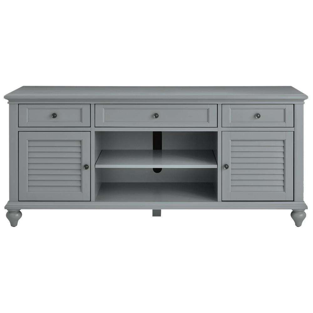 Home Decorators Collection Hamilton 56 In. Grey Tv Stand For Grey Tv Stands (Gallery 3 of 15)