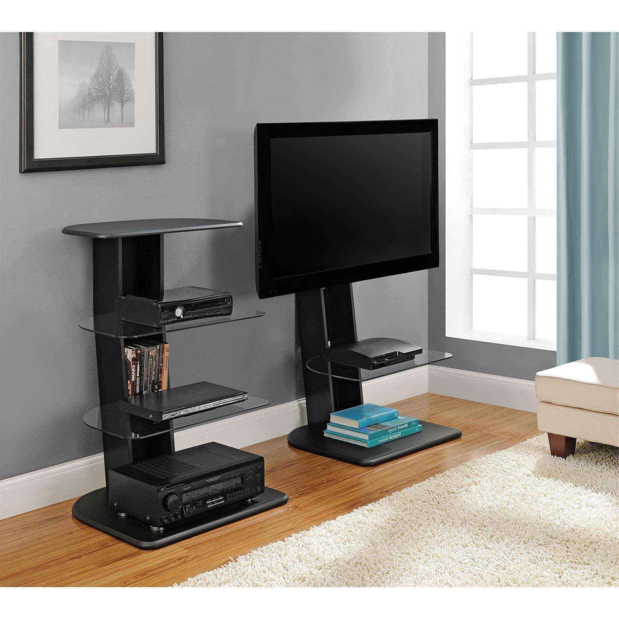 Jolly Mirror Base Together With Chintaly Imports Swivel Tempered Within Swivel Tv Stands With Mount (View 4 of 15)