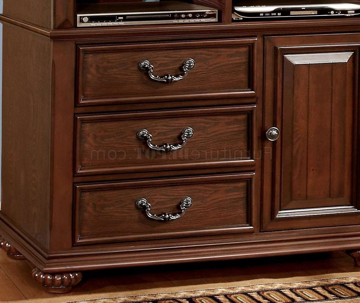 Landaluce Tv Stand In Antique Style Dark Oak Throughout Antique Style Tv Stands (View 14 of 15)