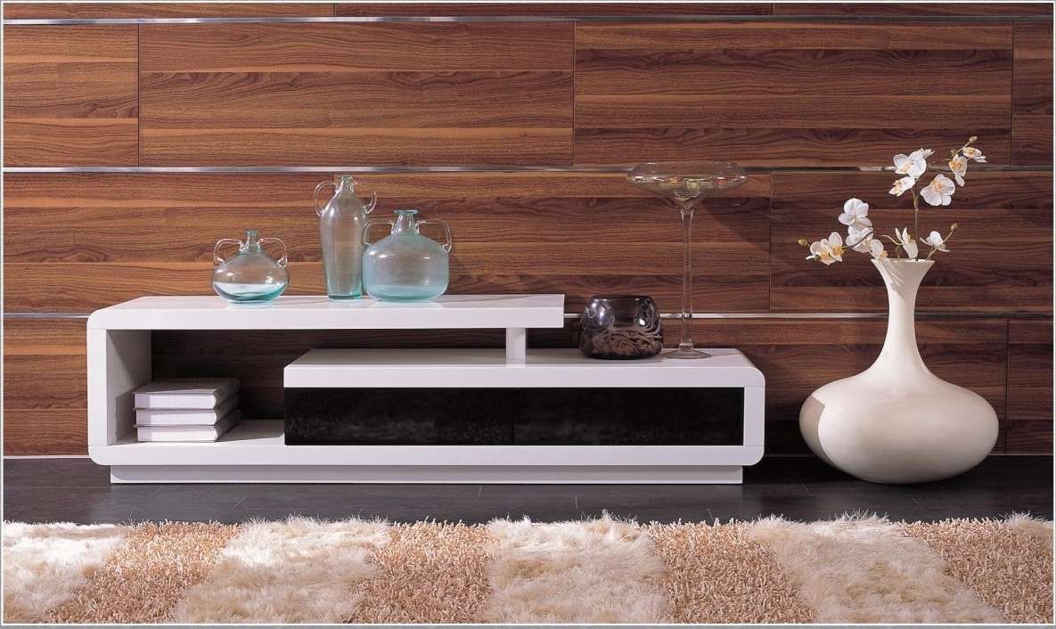 Modern White Lacquer Tv Stand Inside Modern White Lacquer Tv Stands (View 2 of 15)