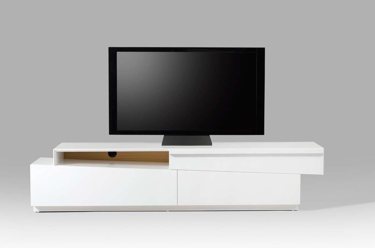 Modrest Cassie Modern White Tv Stand For Contemporary White Tv Stands (View 11 of 15)