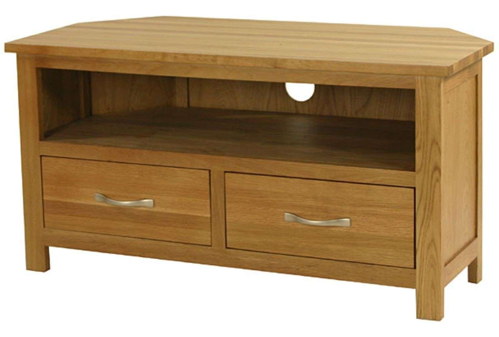 Featured Photo of 2024 Latest Solid Oak Corner Tv Cabinets