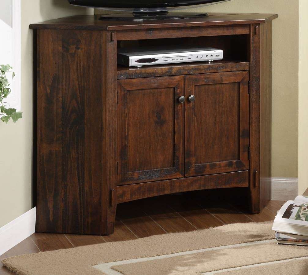 Powell Rustic Corner Tv Stand Pw 634 954 At Homelement With Rustic Corner Tv Stands (View 1 of 15)