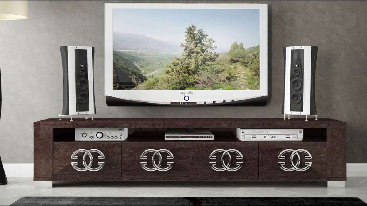 Stylish Tv Stand Designs For Contemporary Bedroom – Youtube In Stylish Tv Stands (Gallery 1 of 15)