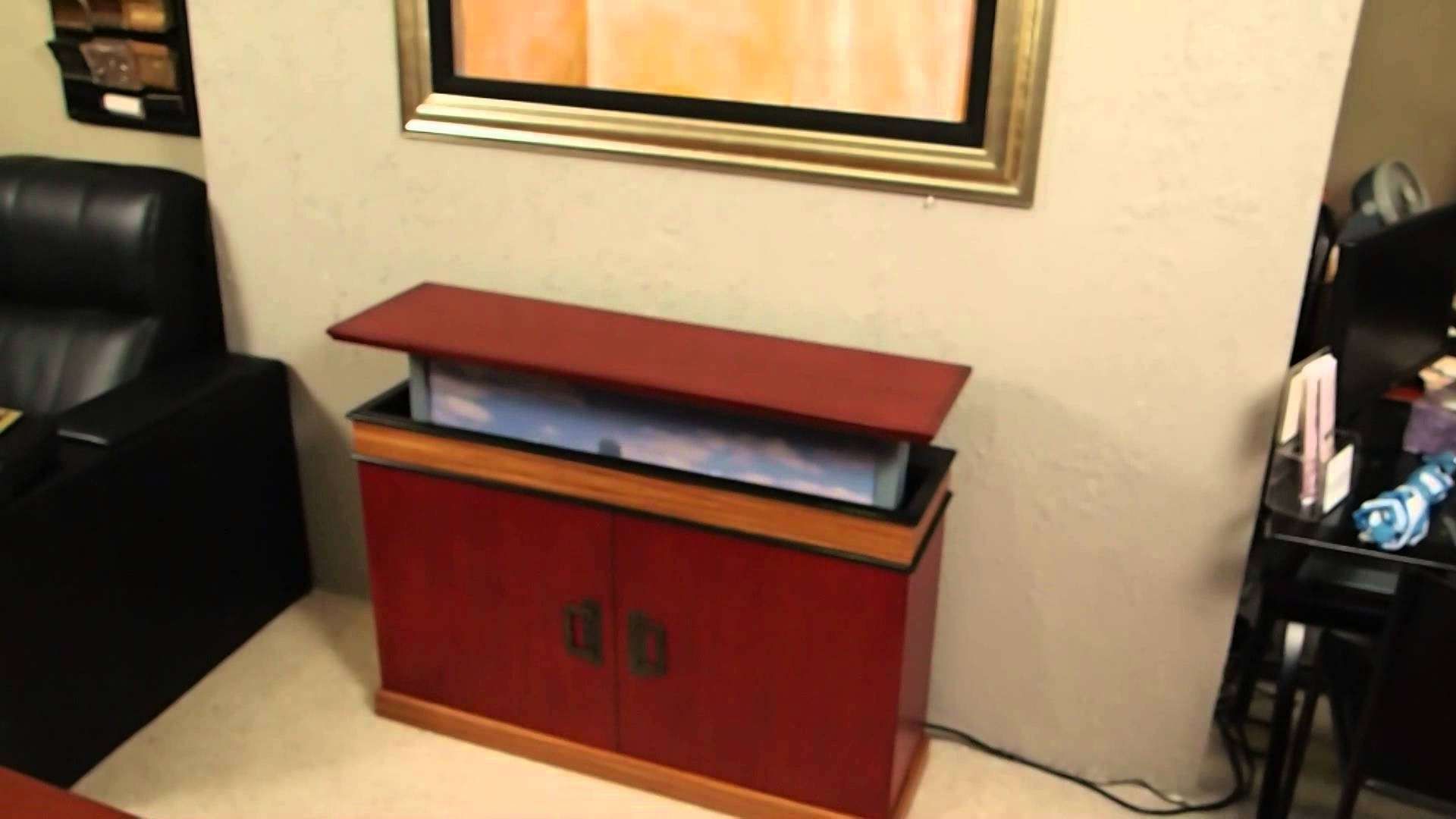 Trunk Pop – Up Tv Cabinet – Youtube In Pop Up Tv Stands (View 2 of 20)