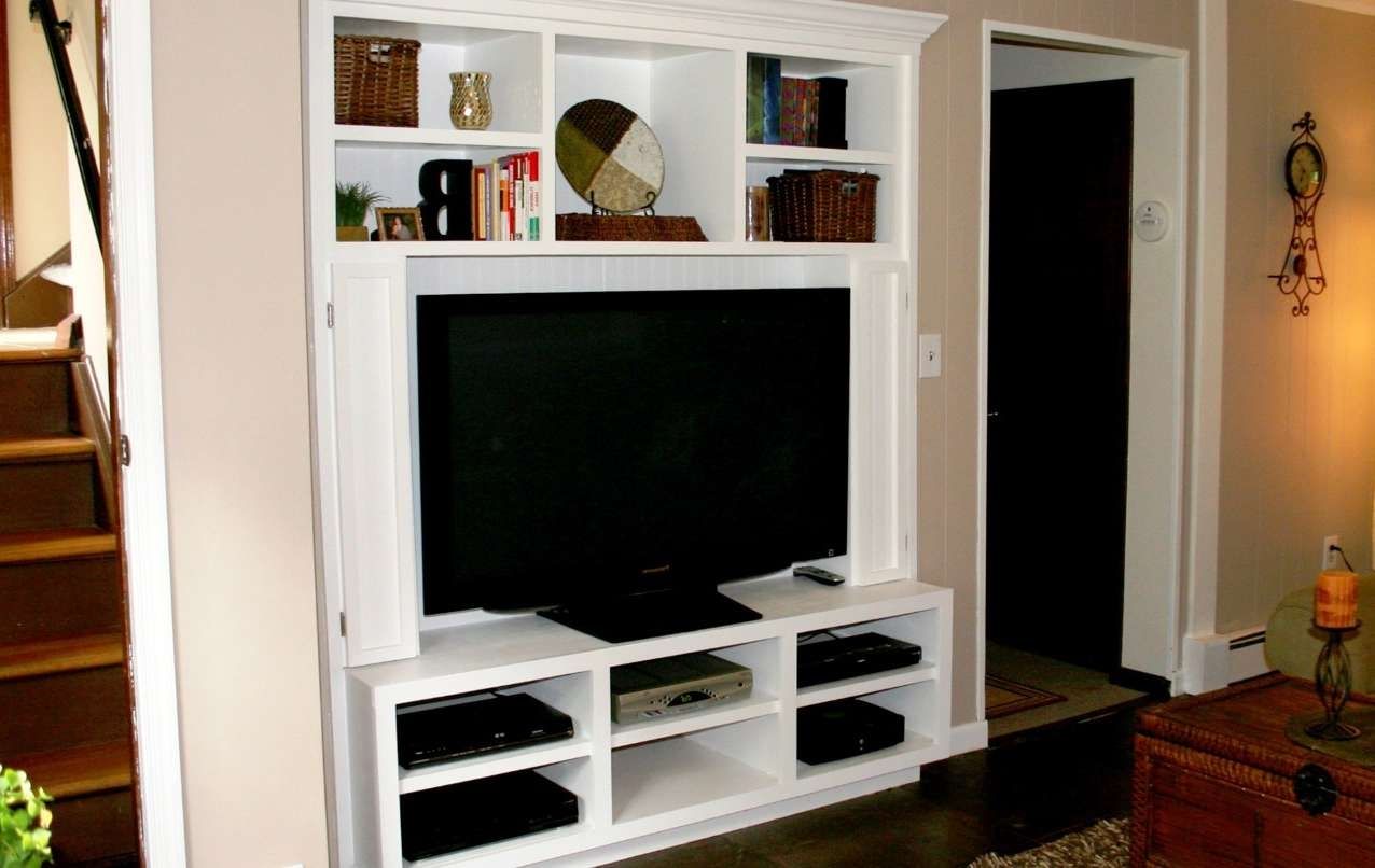 Tv : Beautiful Tv Stands With Bookcases Built In Bookshelves Intended For Tv Stands With Matching Bookcases (View 3 of 15)