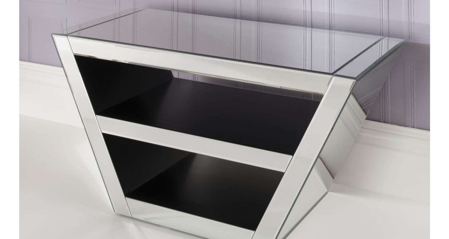 Tv : Modern Short Black Metal And Glass Cantilever Tv Stand With With Regard To Cheap Cantilever Tv Stands (View 13 of 15)