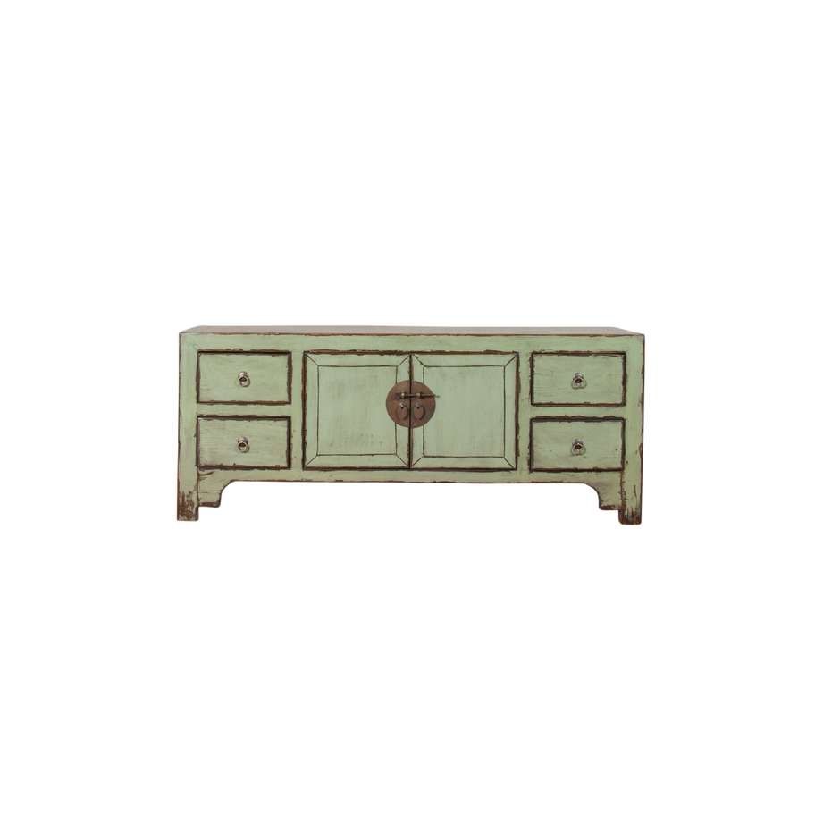Tv Stand "bojing" – Green – Images Et Atmosphères Pertaining To Green Tv Stands (View 14 of 15)