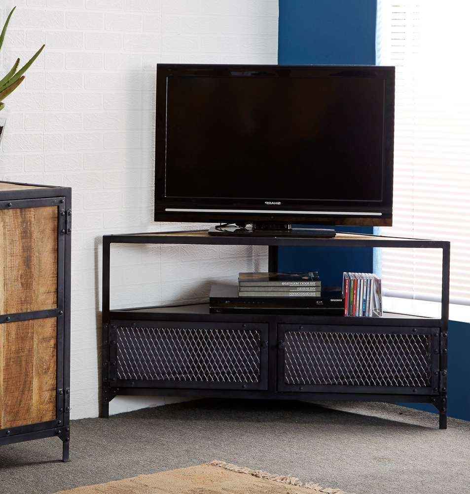 Featured Photo of 20 Collection of Unique Corner Tv Stands