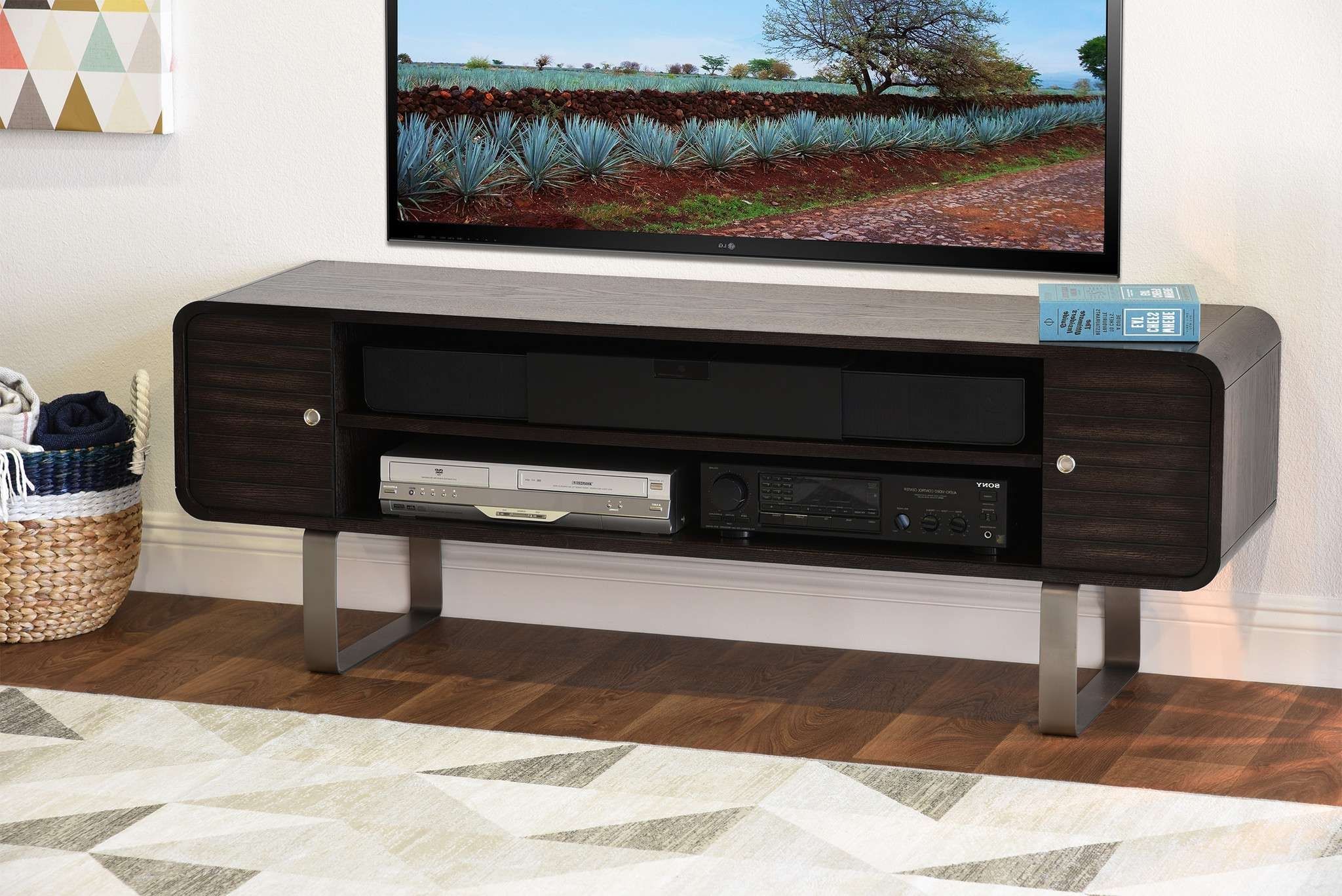 Featured Photo of 2024 Best of Tv Stands with Rounded Corners