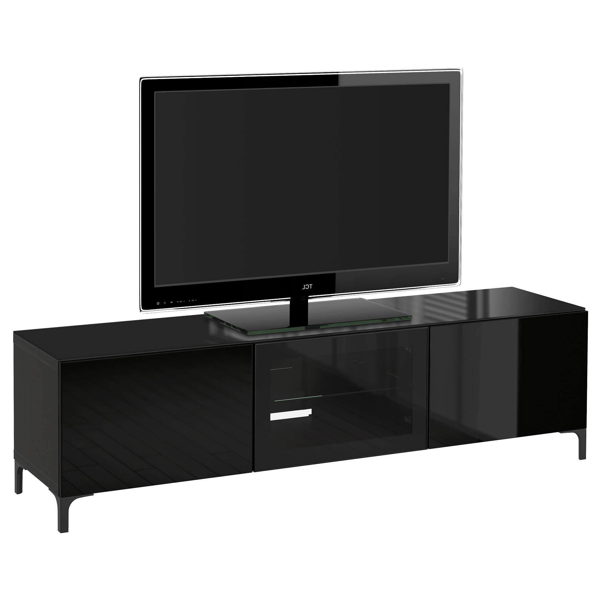 Tv Stands & Entertainment Centers – Ikea Regarding Glass Tv Cabinets With Doors (Gallery 3 of 20)