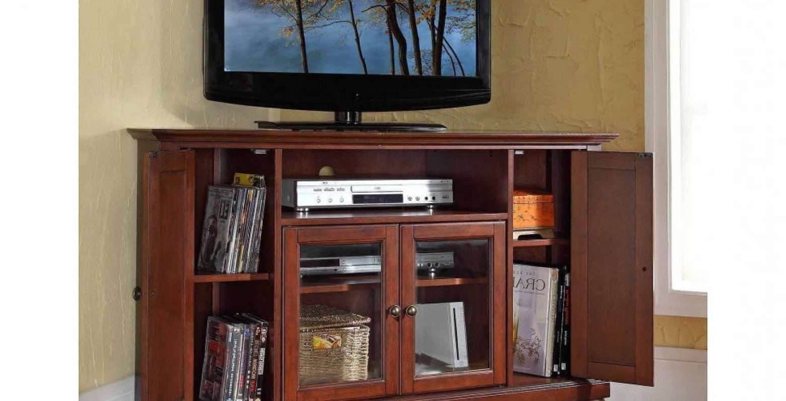 Tv : Wooden Corner Tv Cabinets For Flat Screens Wonderful Corner Throughout Corner Oak Tv Stands For Flat Screen (View 7 of 15)