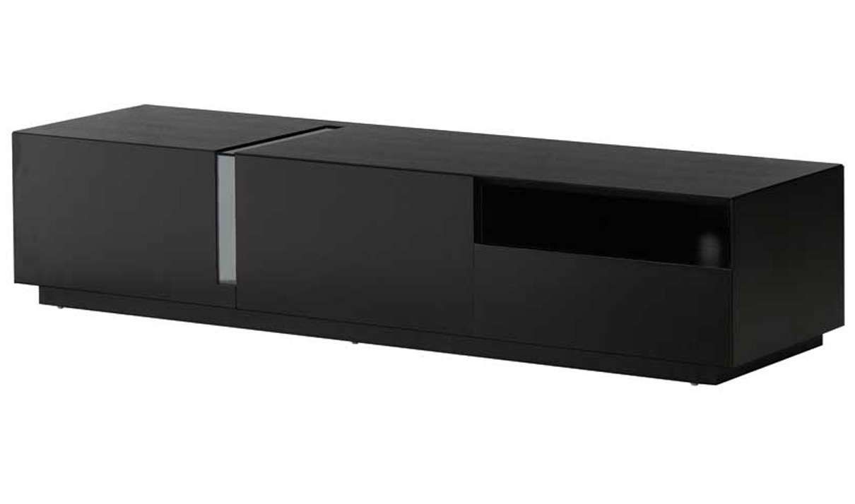 Tv027 Modern Tv Stand In Black High Gloss | Free Shipping | Get For Tv Stands Black Gloss (View 4 of 15)