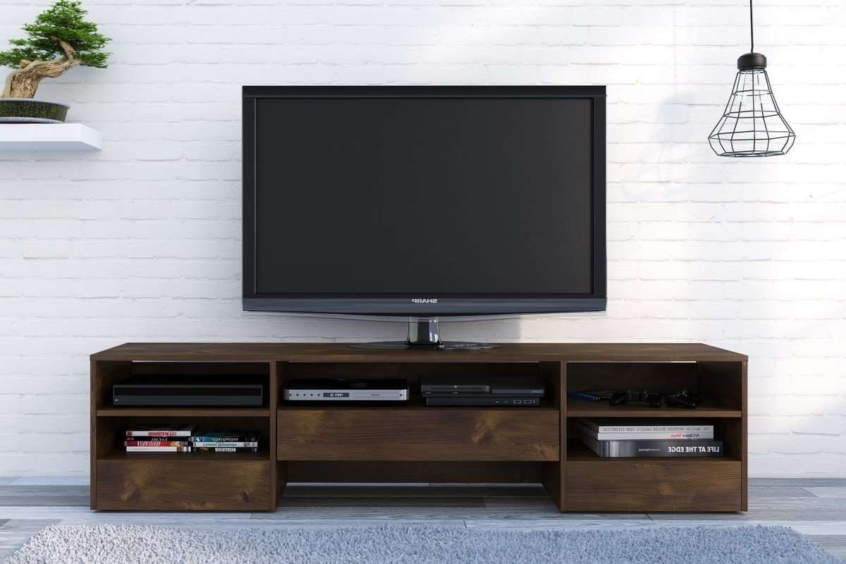 Union Rustic Nori 72" Wood Tv Stand & Reviews | Wayfair For Wooden Tv Stands For Flat Screens (View 4 of 15)