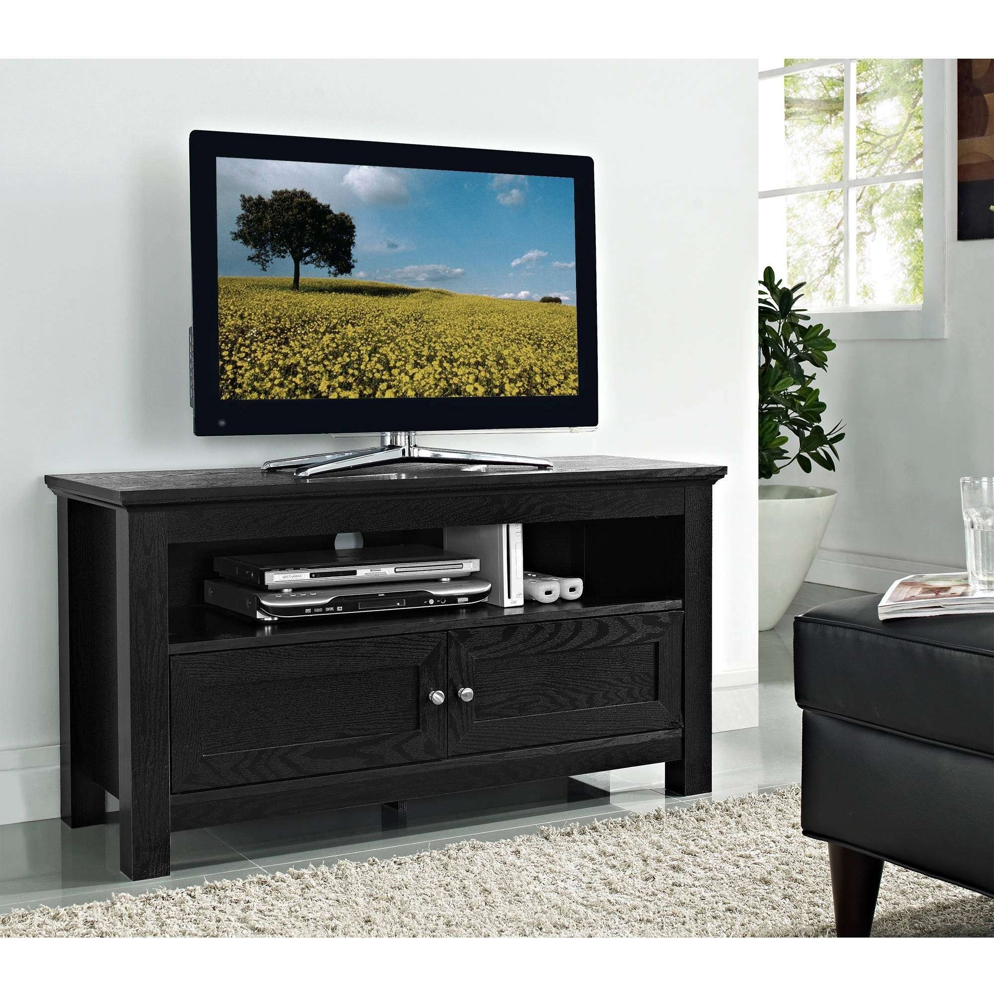 Wall Units: Amazing Walmart Entertainment Center Tv Stands Tv Intended For Cheap Wood Tv Stands (View 7 of 15)