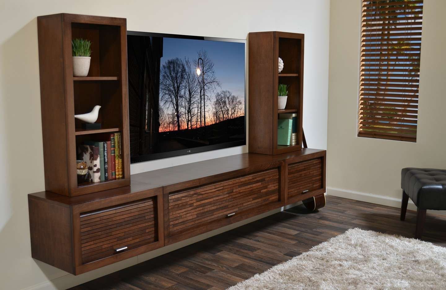 Wall Units: Awesome Entertainment Center Wall Mount Floating Throughout Wall Mounted Tv Stands Entertainment Consoles (View 7 of 15)