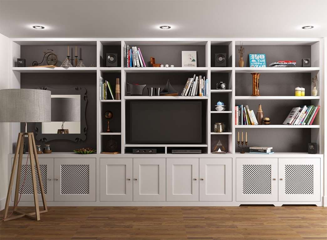 Wall Units. Glamorous Bookcase With Tv Shelf: Bookcase With Tv For Bookshelf Tv Stands Combo (Gallery 7 of 15)