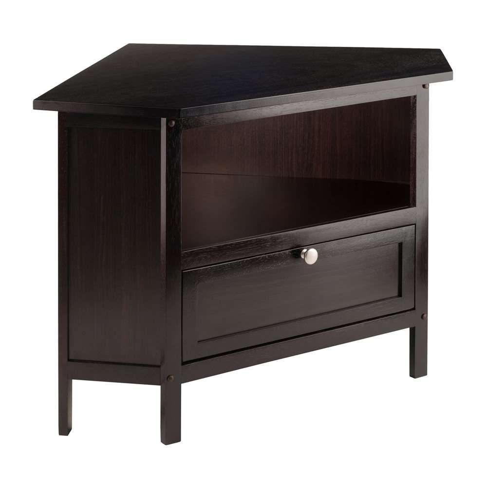 Winsome Wood 92634 Zena Corner Tv Stand | Lowe's Canada Pertaining To Tv Stands For Corner (View 5 of 15)