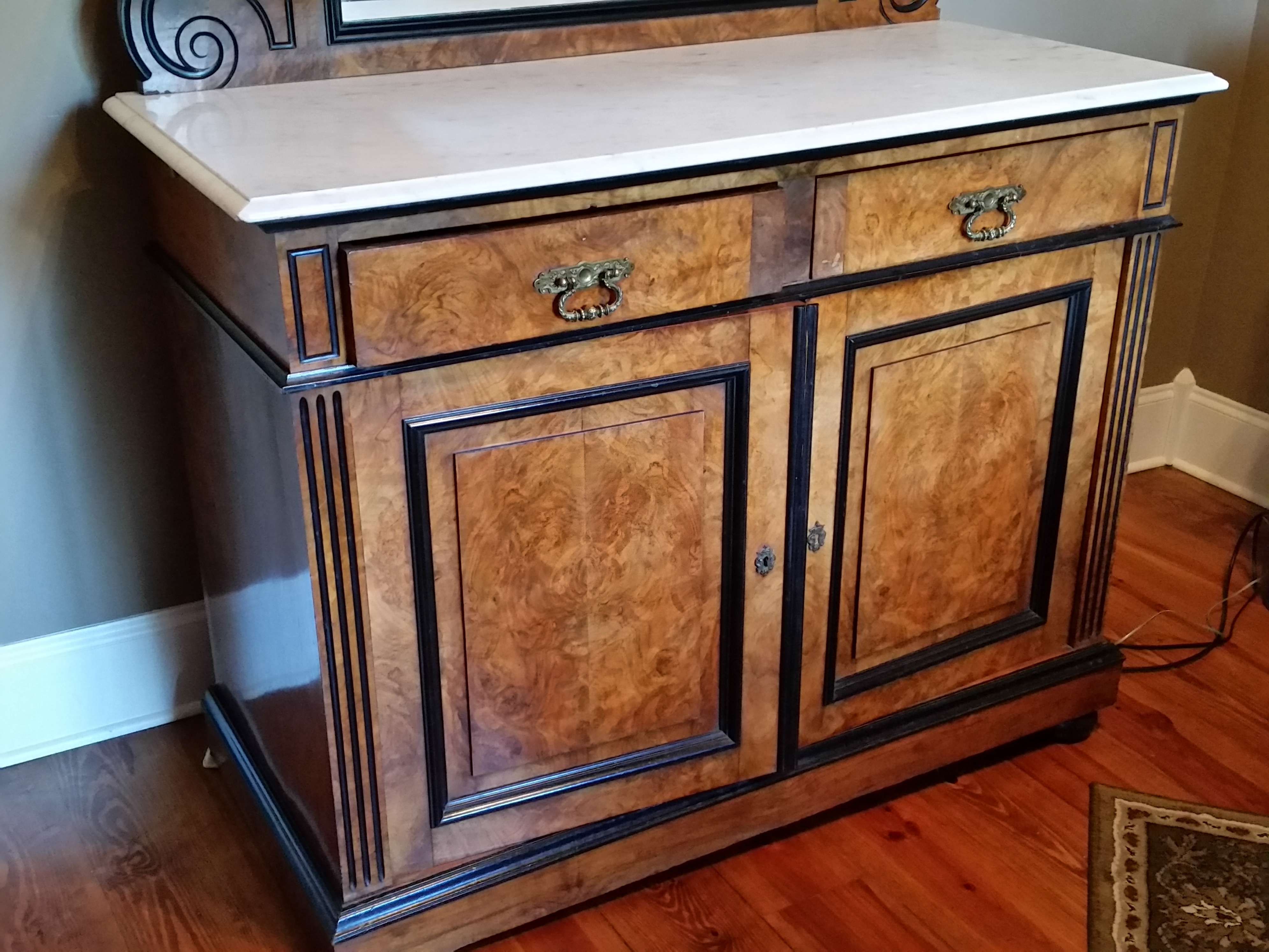 19th Century Buffet Sideboard For Sale | Antiques | Classifieds Regarding Antique Marble Top Sideboards (View 10 of 20)
