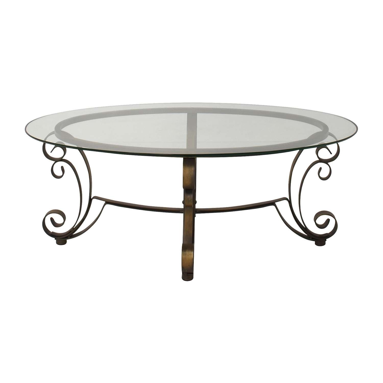 [%2017 Metal Oval Coffee Tables Intended For 90% Off – Rooms To Go Rooms To Go Metal Oval Coffee Table / Tables|90% Off – Rooms To Go Rooms To Go Metal Oval Coffee Table / Tables Regarding Best And Newest Metal Oval Coffee Tables%] (View 5 of 20)