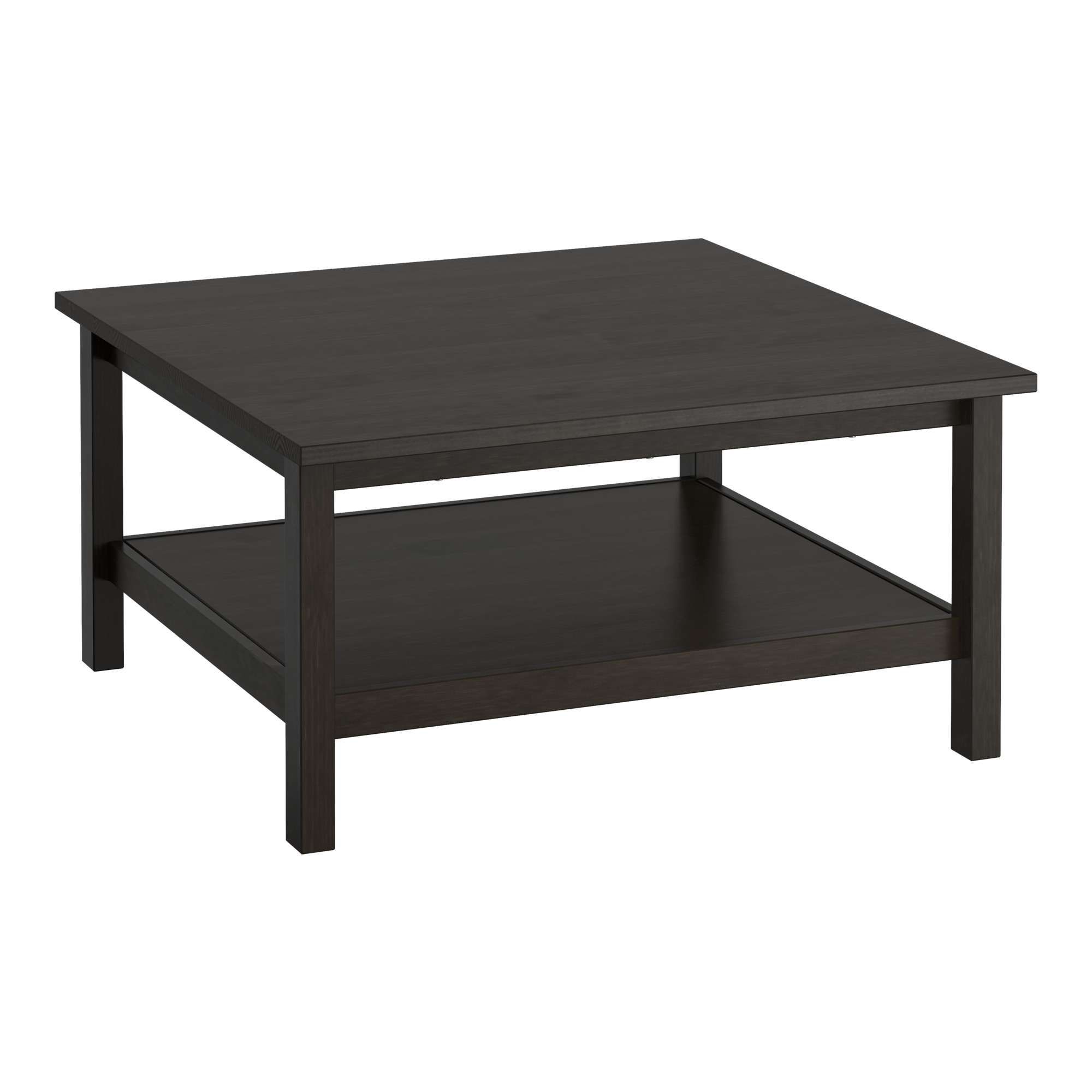 2017 Square Dark Wood Coffee Tables Inside Hemnes Coffee Table – Black Brown – Ikea (View 9 of 20)