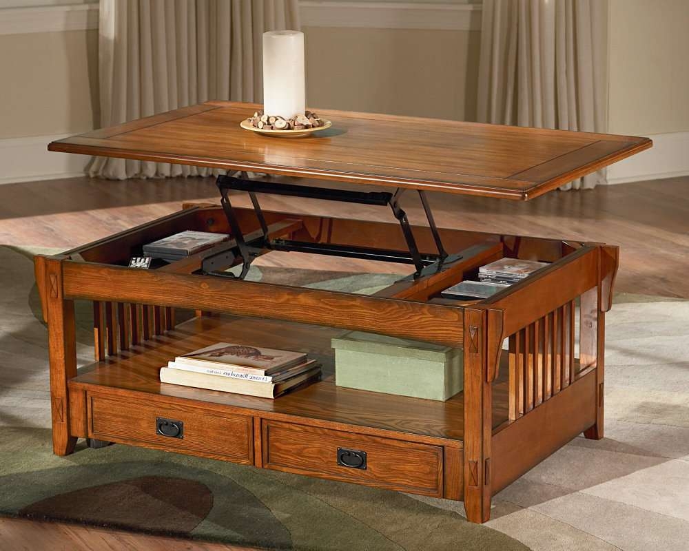 Adorable Oak Coffee Table With Lift Top On Interior Home Trend Throughout Most Recent Lift Top Oak Coffee Tables (View 5 of 20)