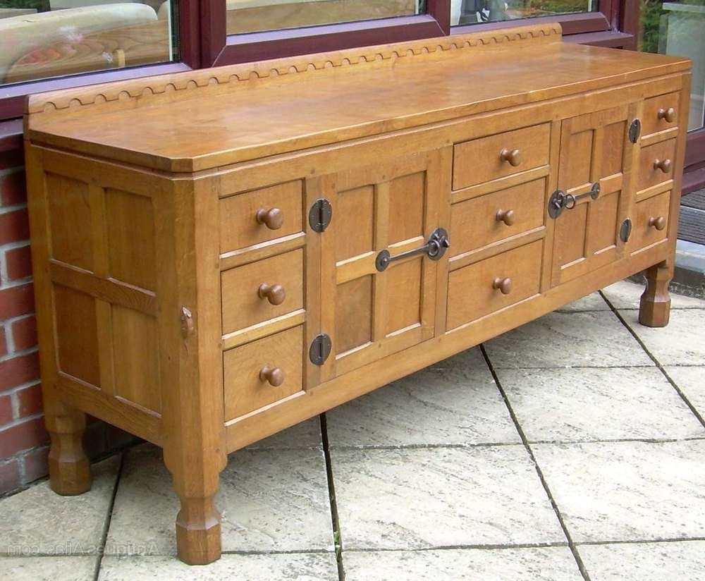 Antiques Atlas – A Mouseman Solid Oak 6 Foot Sideboard Within 6 Foot Sideboards (View 16 of 20)
