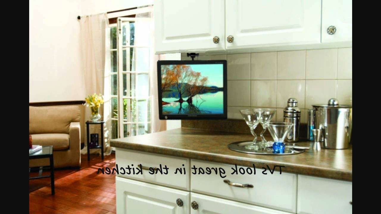 Arrowmounts Flip Down Ceiling Or Under Cabinet Mount For Lcd Tv's In Under Tv Cabinets (View 13 of 20)