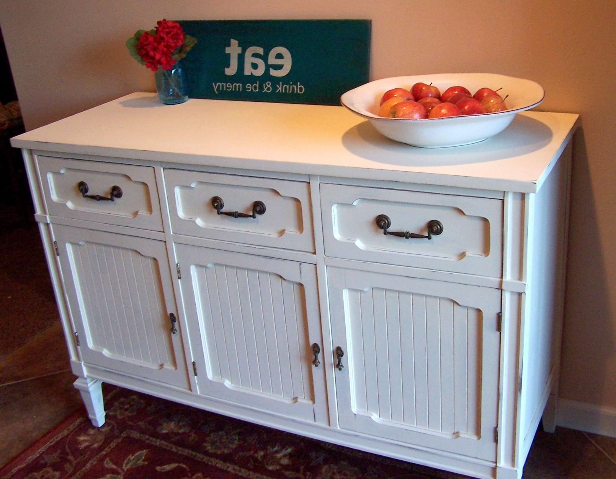 Beautiful White Sideboard Buffet – Bjdgjy Within Kitchen Sideboards Buffets (View 14 of 20)