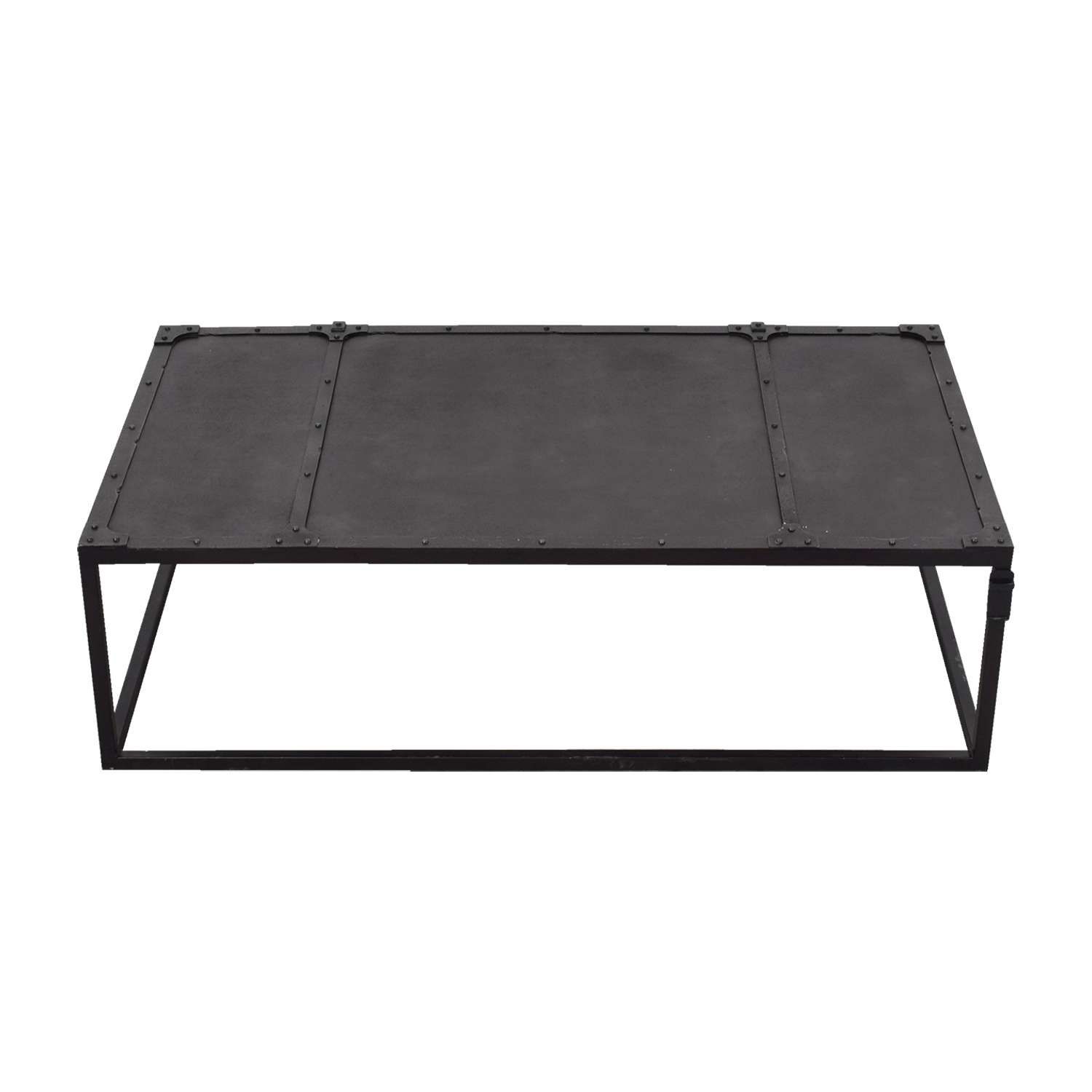 [%best And Newest Black Coffee Tables Inside 56% Off – Restoration Hardware Restoration Hardware Tesoro Black|56% Off – Restoration Hardware Restoration Hardware Tesoro Black Pertaining To Well Known Black Coffee Tables%] (Gallery 20 of 20)