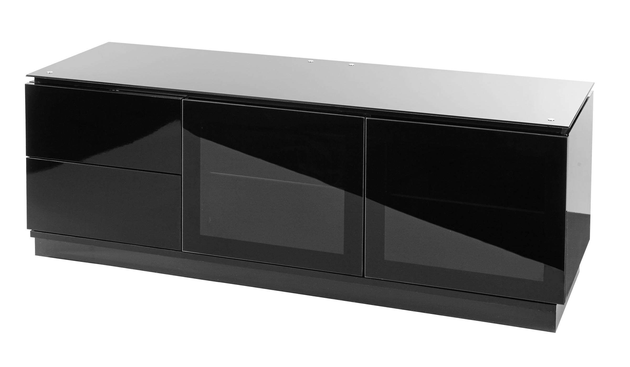 Black Gloss Tv Cabinet Up To 65" Tv | Casino Mmt C1500b In Black Tv Cabinets With Drawers (View 18 of 20)