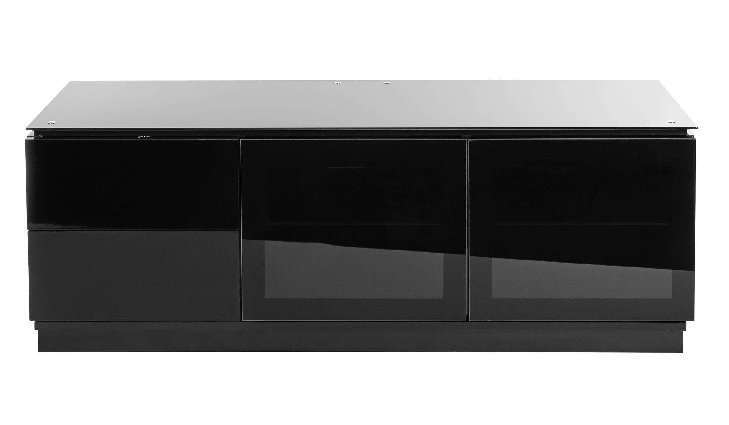 Black Gloss Tv Cabinet Up To 65" Tv | Casino Mmt C1500b With Regard To Black Tv Cabinets With Drawers (View 15 of 20)