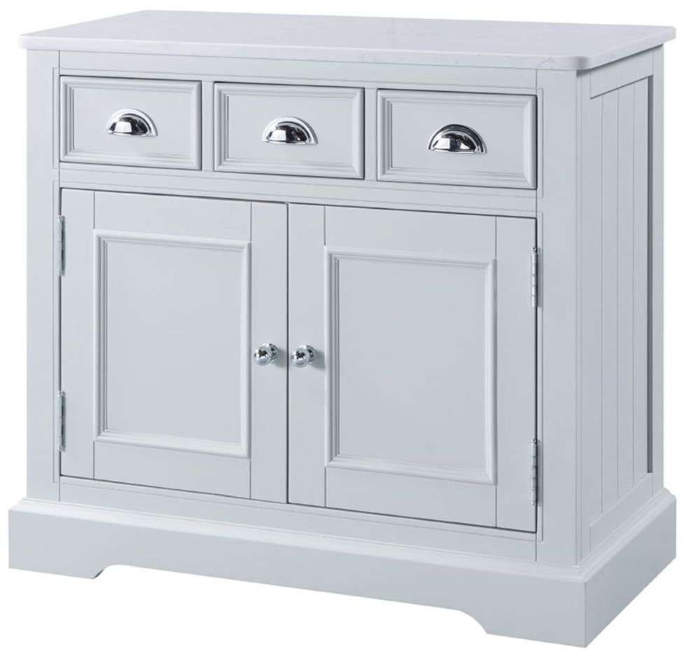 Buy Compton Marble Top Sideboard – Small Online – Cfs Uk Intended For Sideboards With Marble Tops (View 16 of 20)