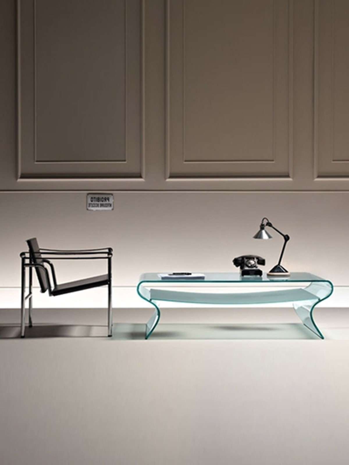 Charlotte – Curved Glass Coffee Tablefiam – Glassdomain With Trendy Curved Glass Coffee Tables (View 13 of 20)