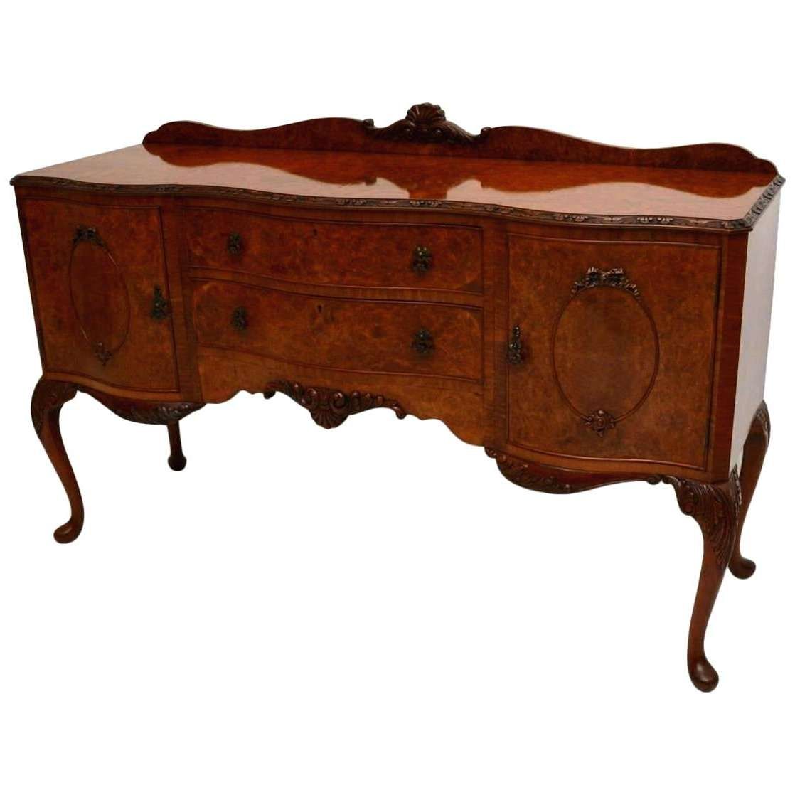 Cherry Queen Anne Sideboard Antique Mahogany Queen Sideboard With Thomasville Sideboards (View 14 of 20)
